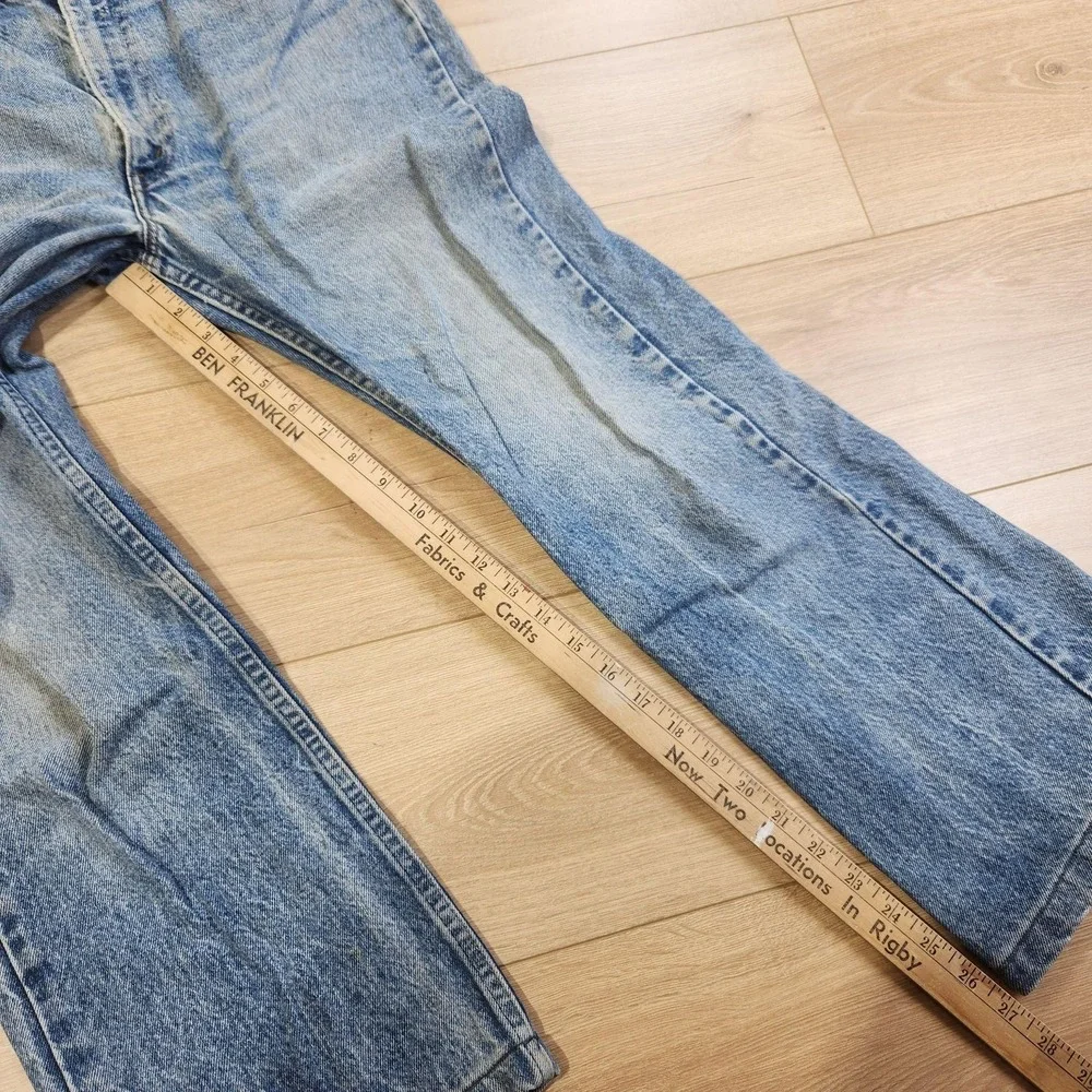 Vintage Levis 517 0217 Bootcut Jeans Mens 32x27 Orange Tab Denim USA Made 80s